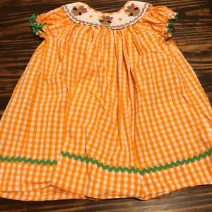 Smocked Thanksgiving Dress